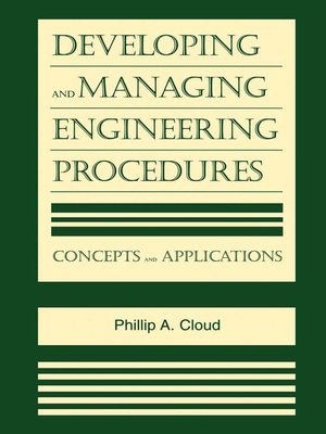 cover image of Developing and Managing Engineering Procedures